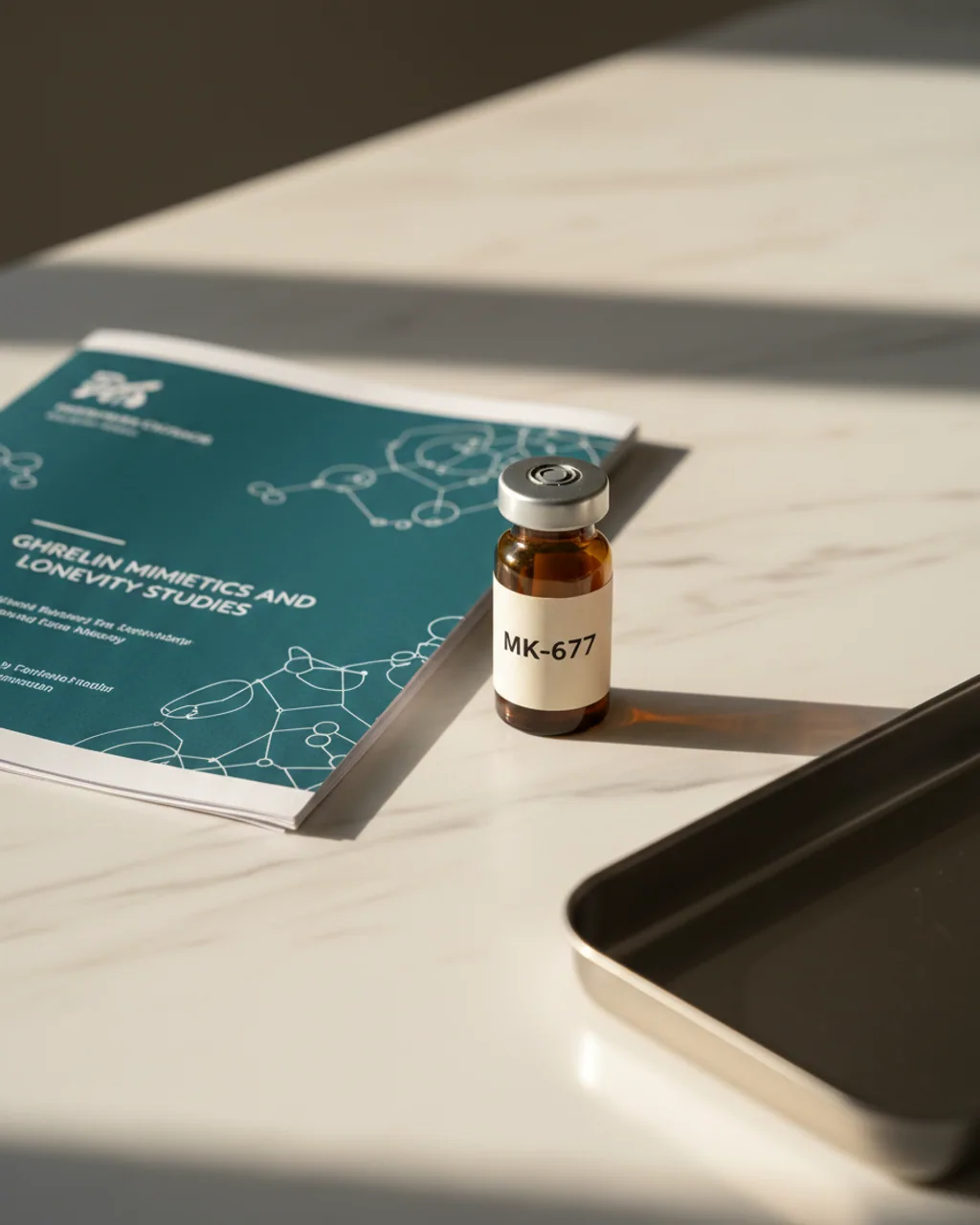 MK-677 amber peptide vial product shot