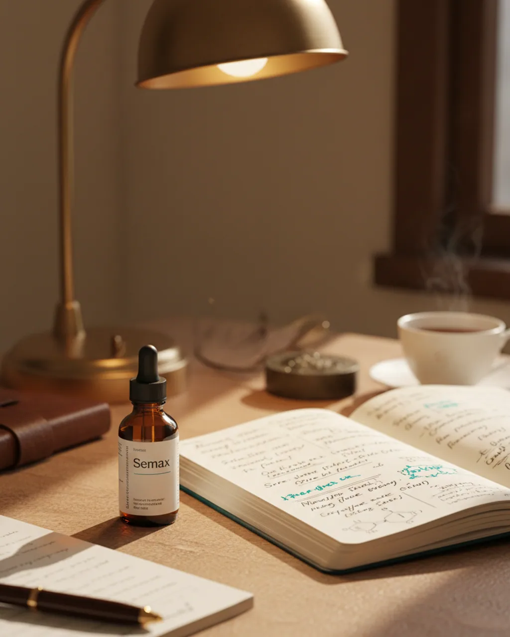 Semax amber peptide vial product shot